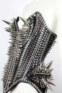 Spike Leather Corset