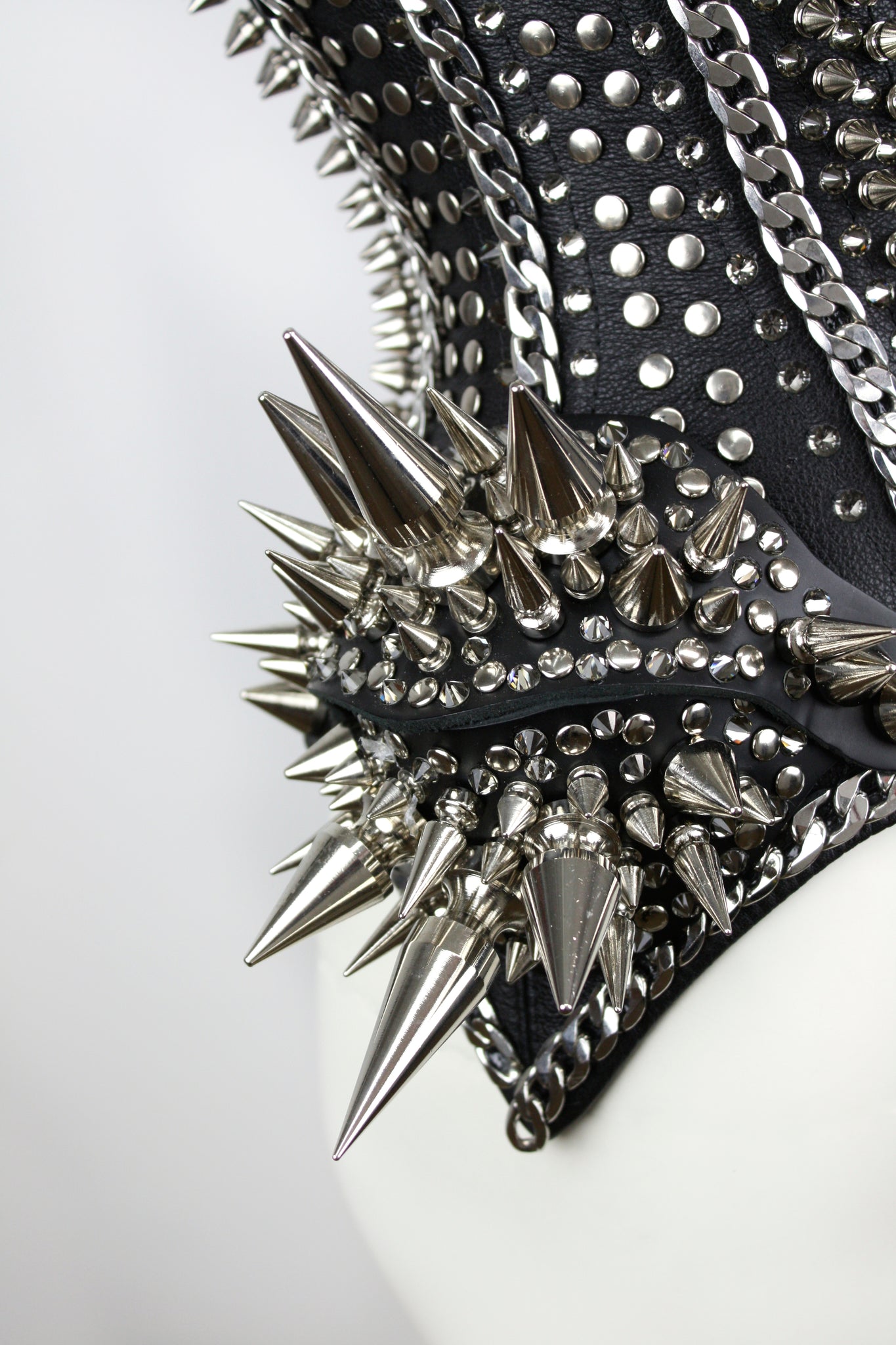 Spike Leather Corset